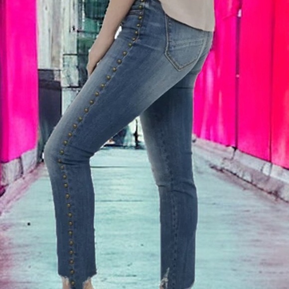 Driftwood jeans Fringe studded skinny leg Women’s Denim - Picture 6 of 10